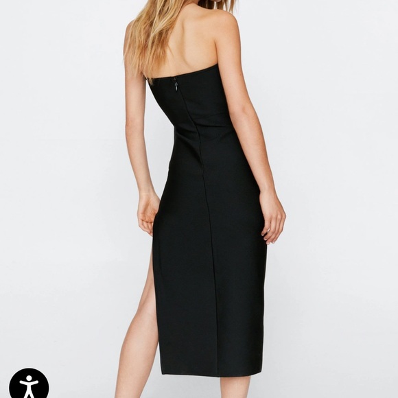 NASTYGAL - Premium Bandage Cut Out Midi Dress - NEW WITH TAGS - Picture 2 of 5